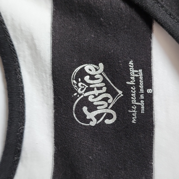 Justice Kids Two Piece Striped Long Sleeve + Sequin Vest - Picture 4 of 9